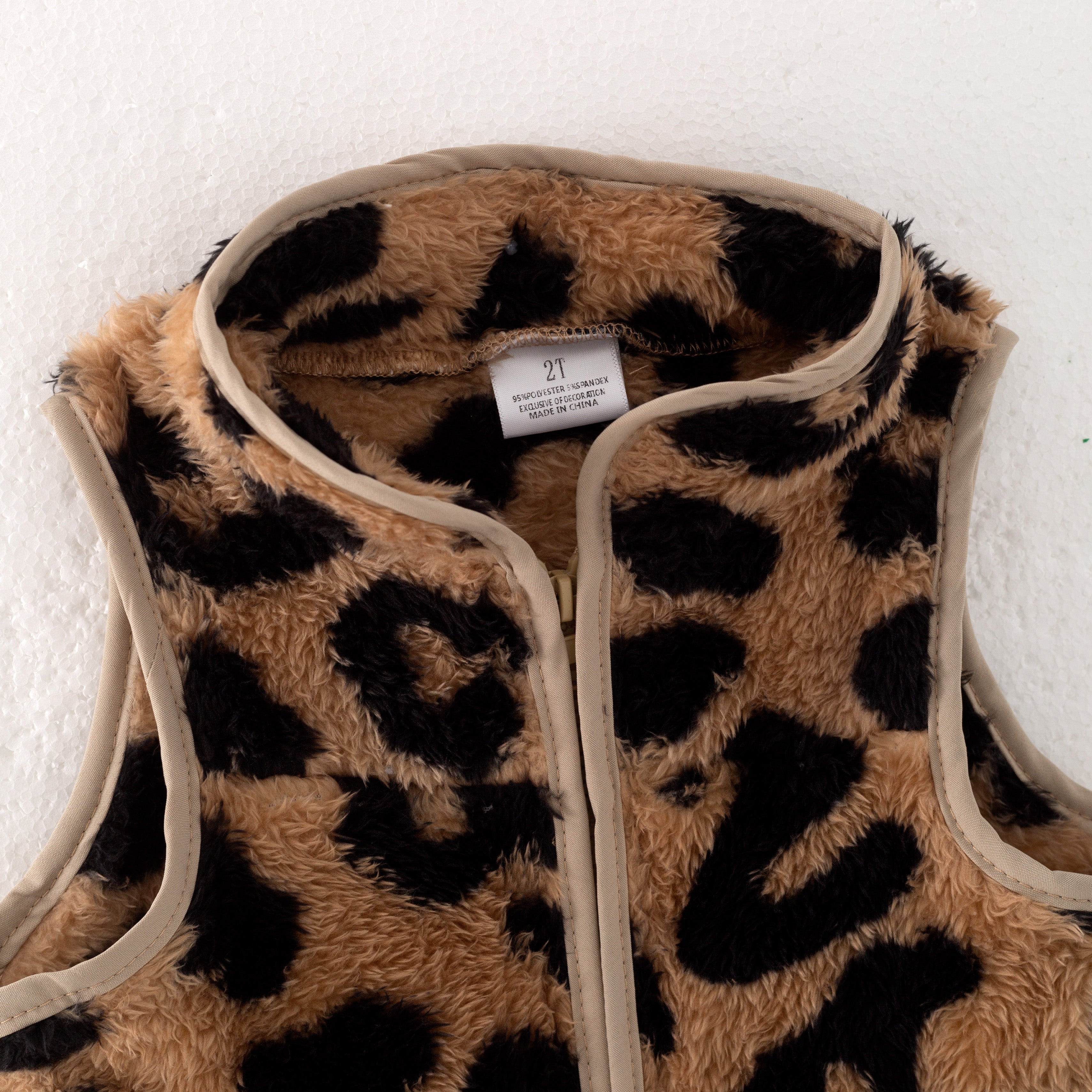 （In Stock L1-5-3）Mommy and Me Fall Leopard Print Vest