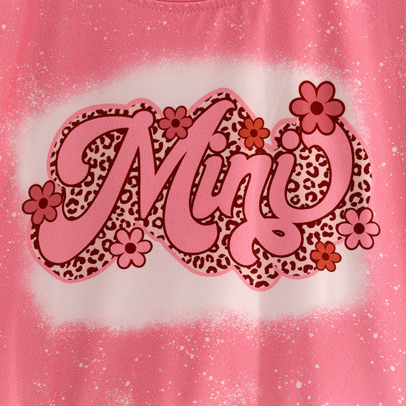 （In Stock G22-1-2 G22-3-2）Mommy and Me Valentine's Day Print Top