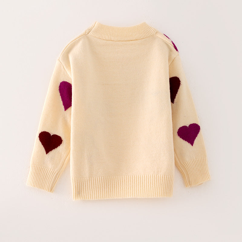 （In Stock L15-3-3 L18-3-2）Mommy and Me Valentine's Day Love Sweater