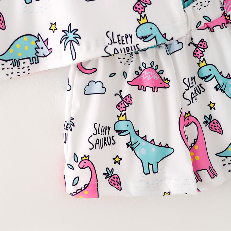 Kids Summer Cute Unicorn Print Pajamas