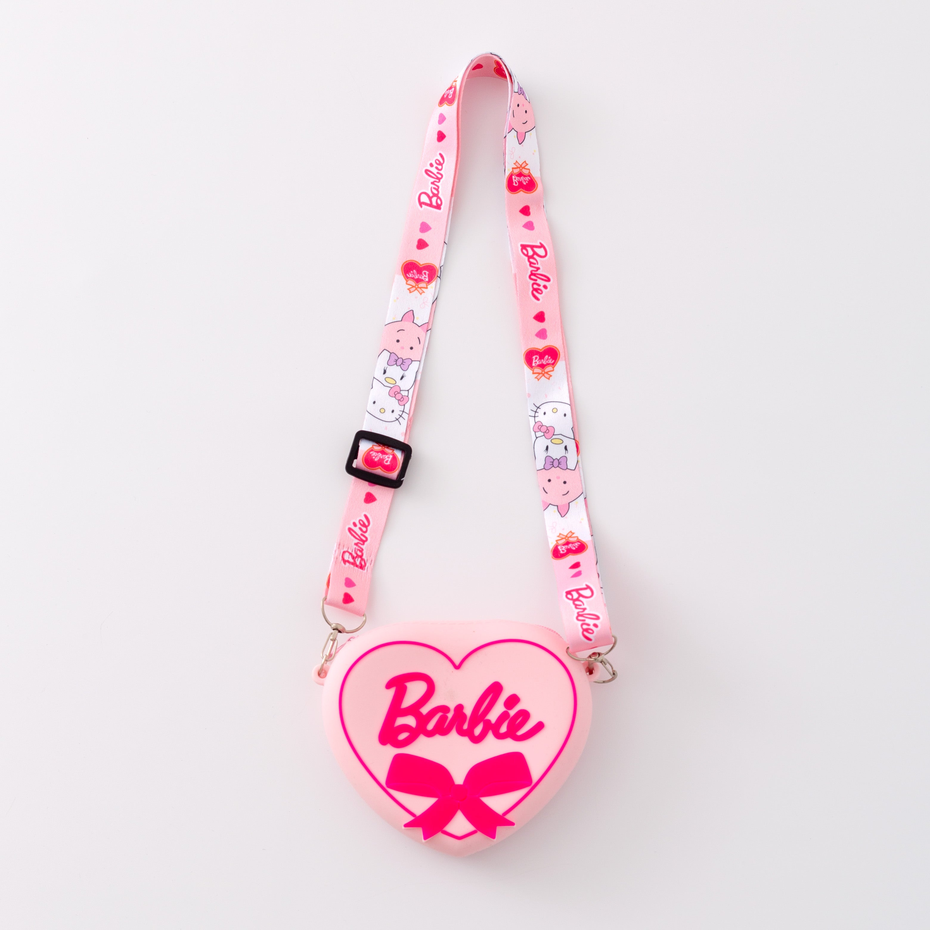 （In Stock）Girls Silicone Pink Hand-held Cross-span Bag