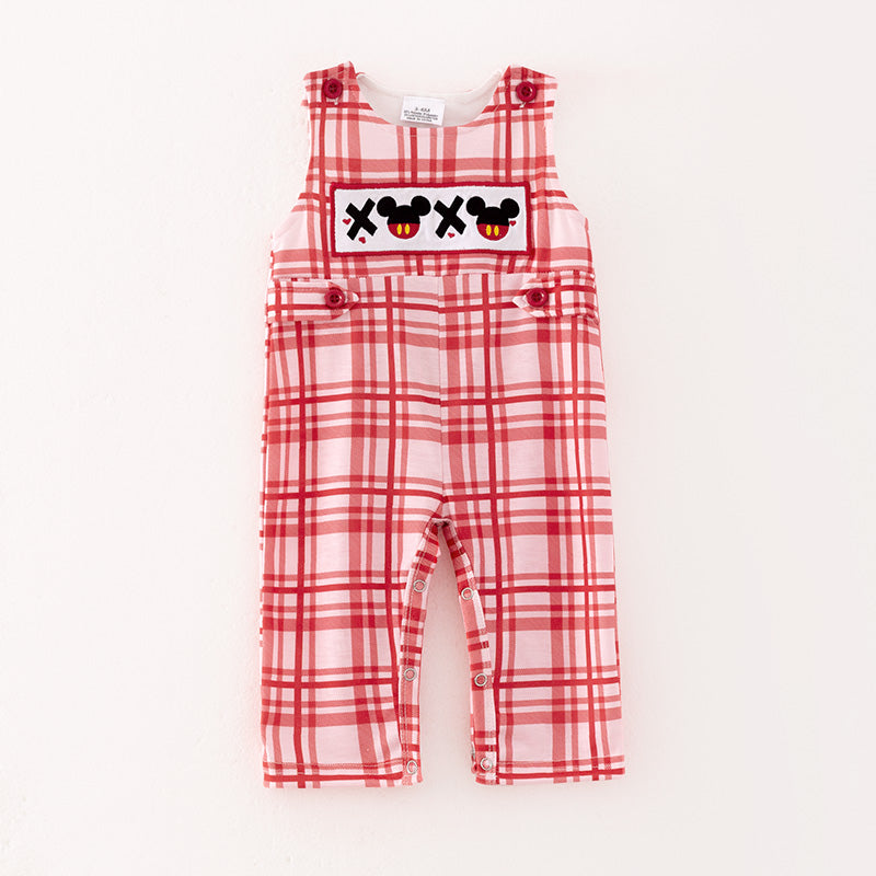 （In Stock E2-3-1）Baby Boys Valentine's Day Embroidery Romper