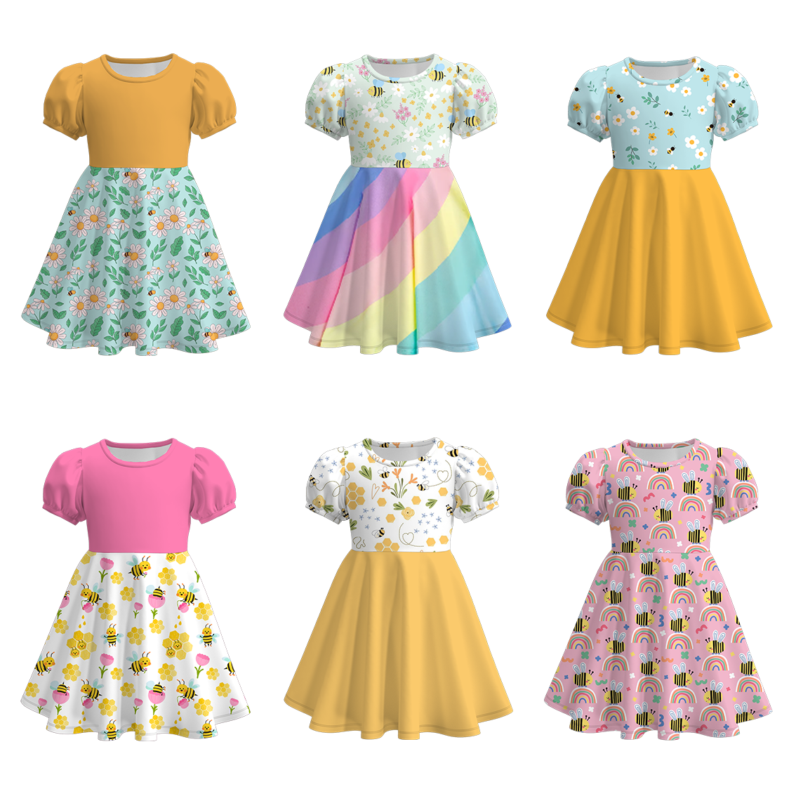 （Pre Order）Girls Bee Floral Dress