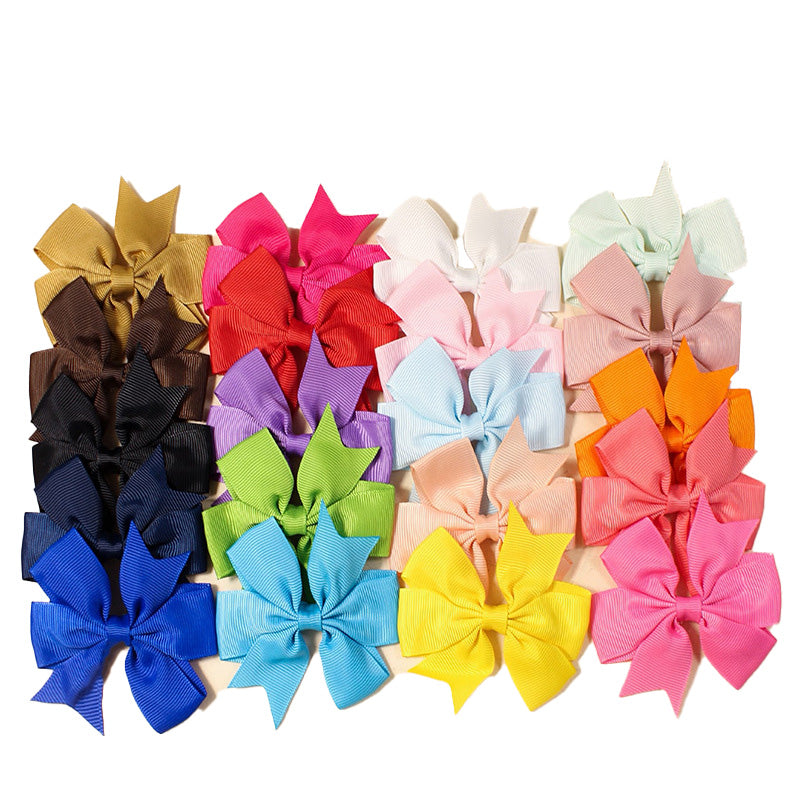 （Pre Order）Girls Hand Made Bow Hair Clip