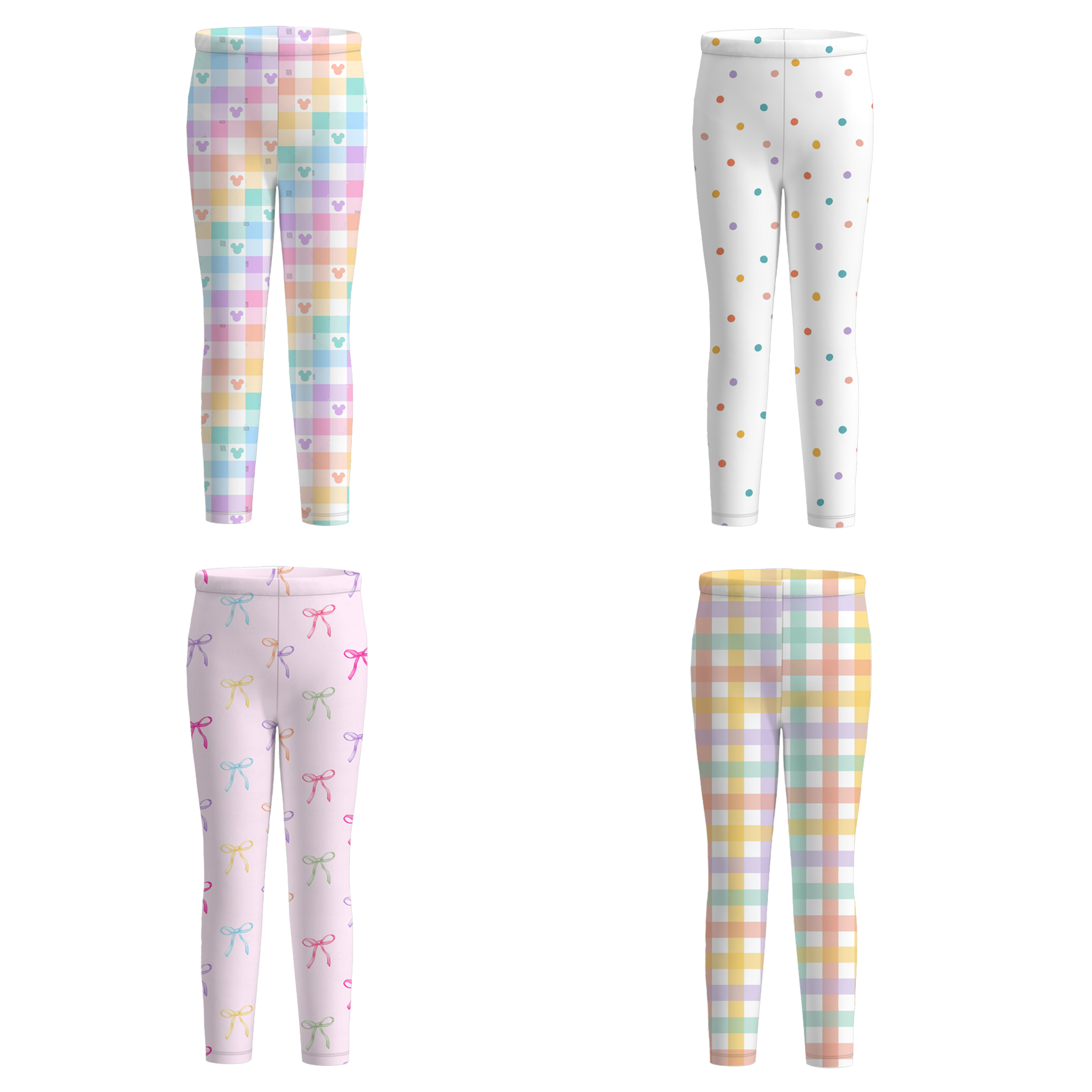 （Pre Order）Girls Spring and Summer Print Pants