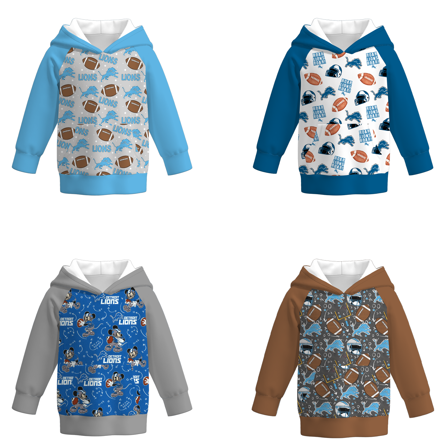 （Pre Order）Boys Football Print Hoodie