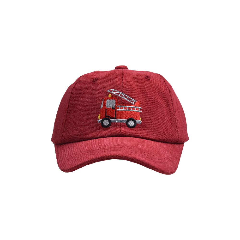 （Pre Order）Kid's Fire Engine Embroidered Baseball Cap