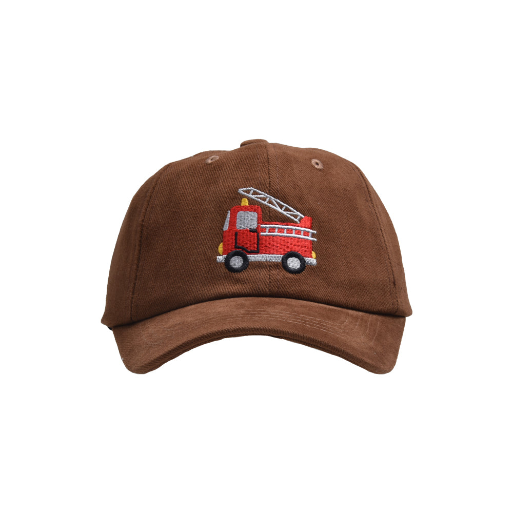 （Pre Order）Kid's Fire Engine Embroidered Baseball Cap