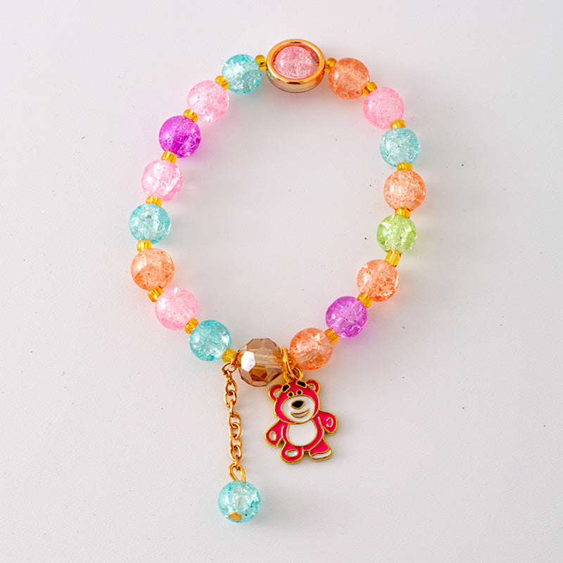 （Pre Order）Girls Cartoon Hanging Jewel Bracelet