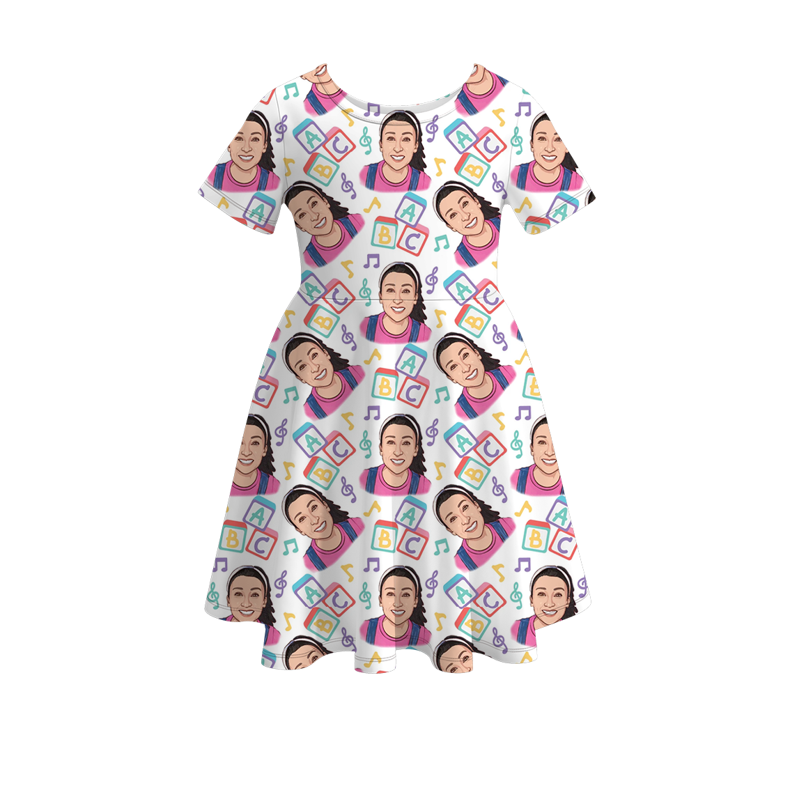 （Pre Order）Girls Summer Character Twirl Dress