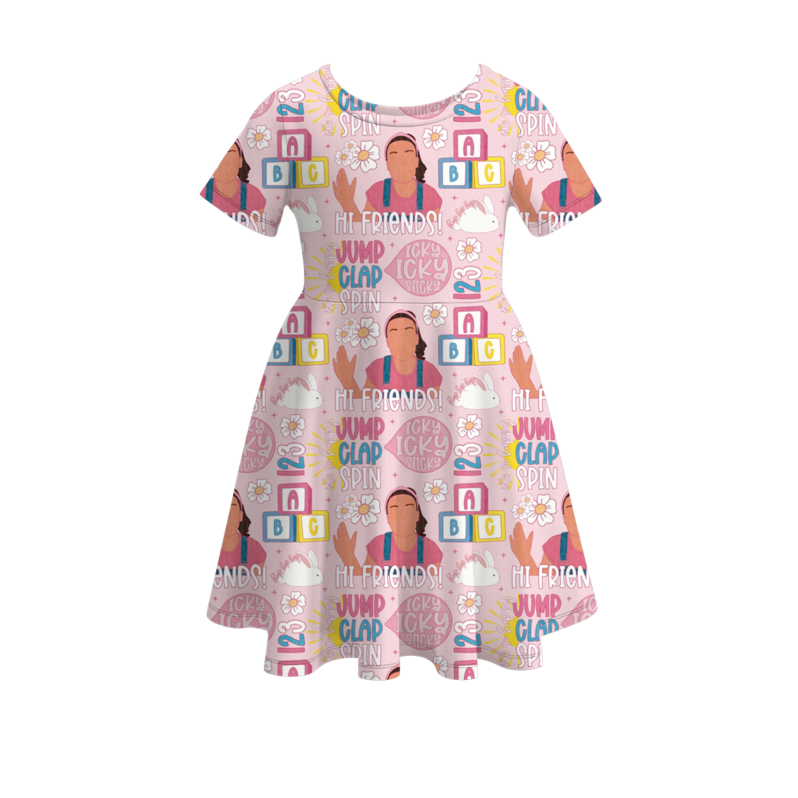 （Pre Order）Girls Summer Character Twirl Dress