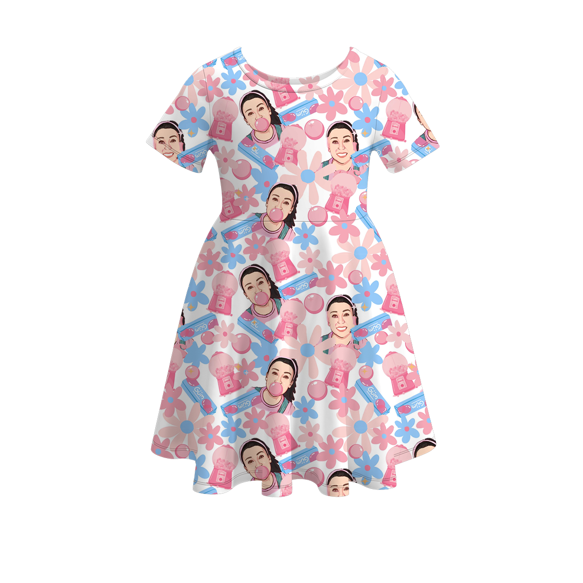 （Pre Order）Girls Summer Character Twirl Dress