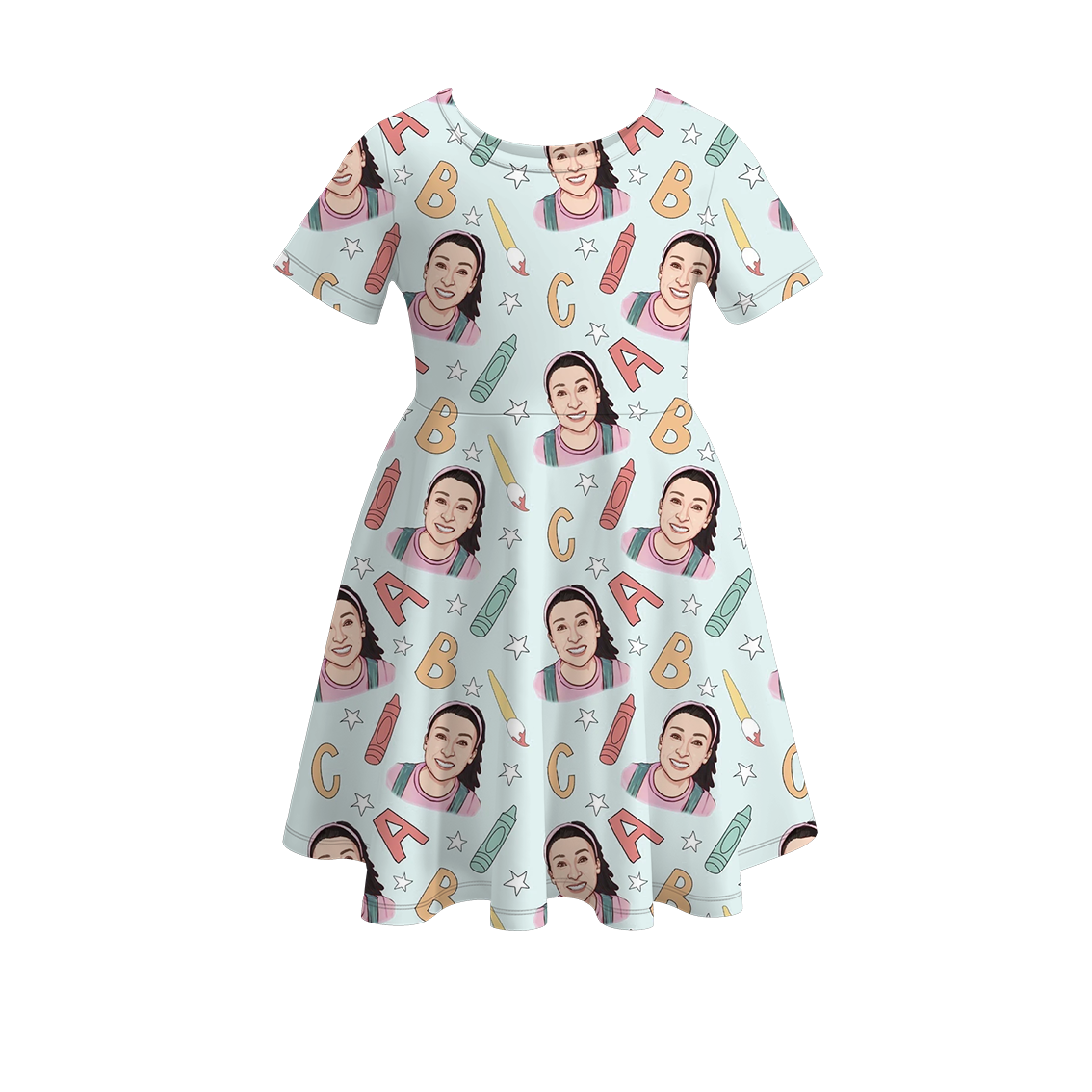 （Pre Order）Girls Summer Character Twirl Dress