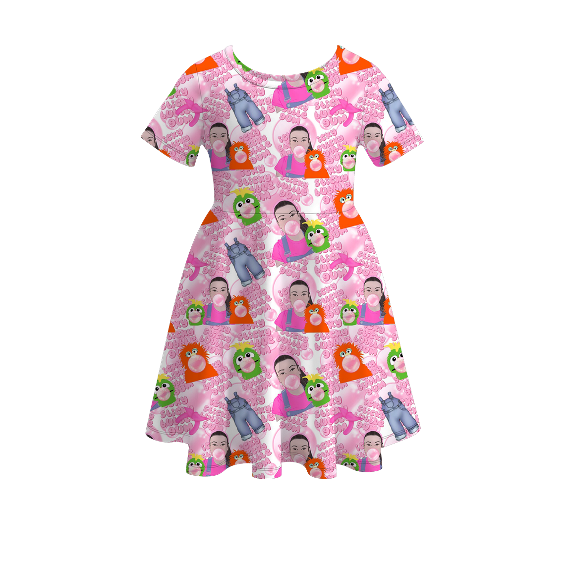 （Pre Order）Girls Summer Character Twirl Dress