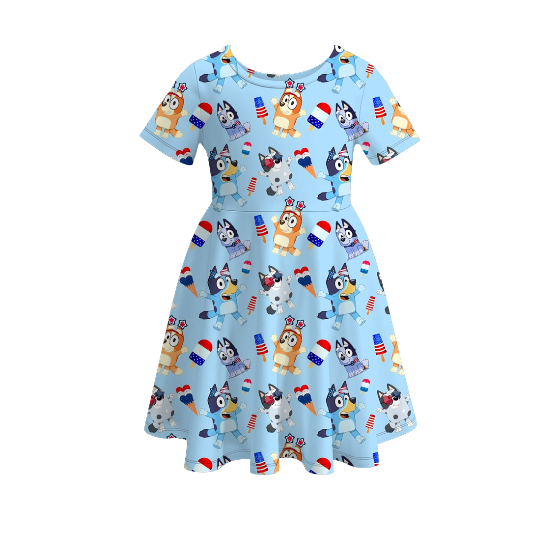 （Pre Order）Girls Summer Character Twirl Dress