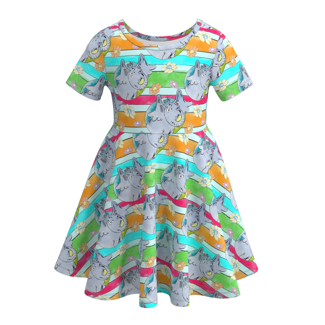 （Pre Order）Summer Girls Character Twirl Dress