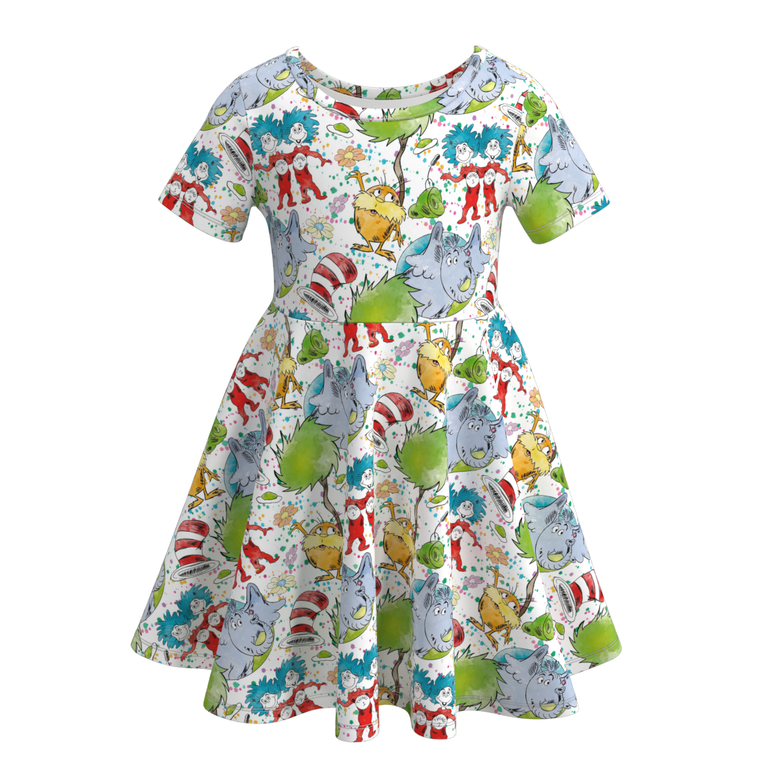 （Pre Order）Summer Girls Character Twirl Dress