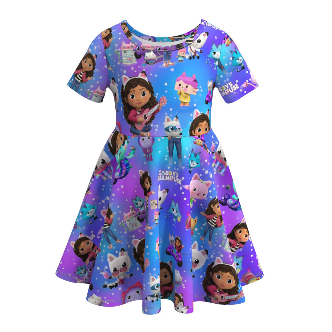 （Pre Order）Summer Girls Character Twirl Dress