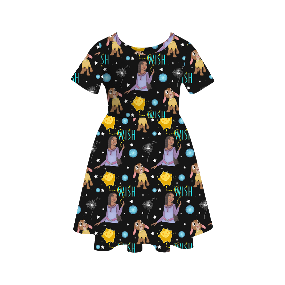 (Pre Order)Exclusived Girls Summer "Wish" Character Twirl Dress