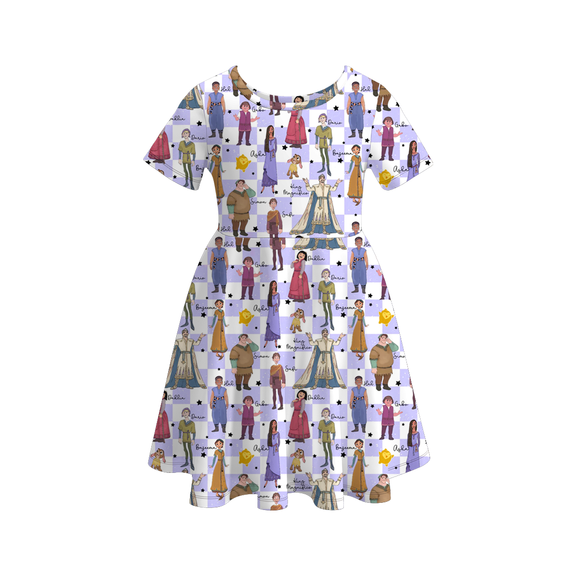 (Pre Order)Exclusived Girls Summer "Wish" Character Twirl Dress