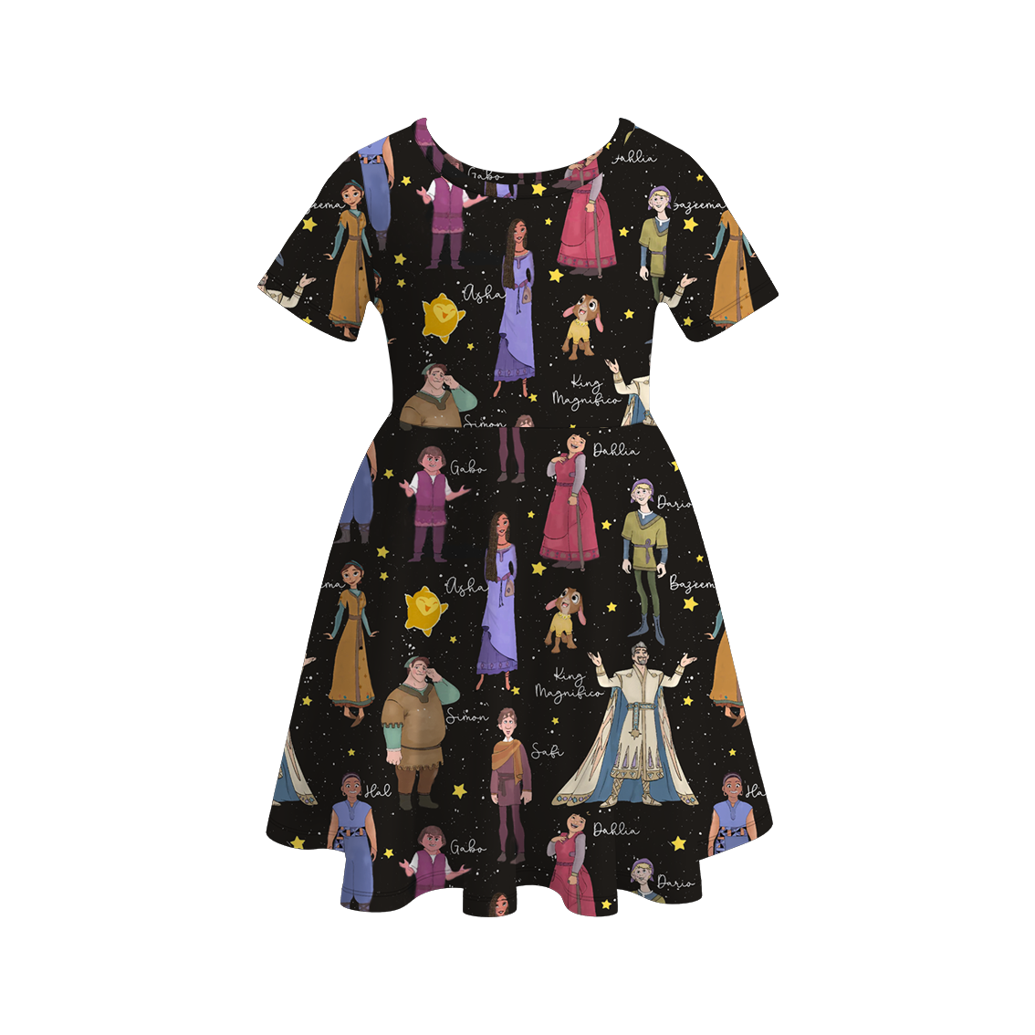 (Pre Order)Exclusived Girls Summer "Wish" Character Twirl Dress