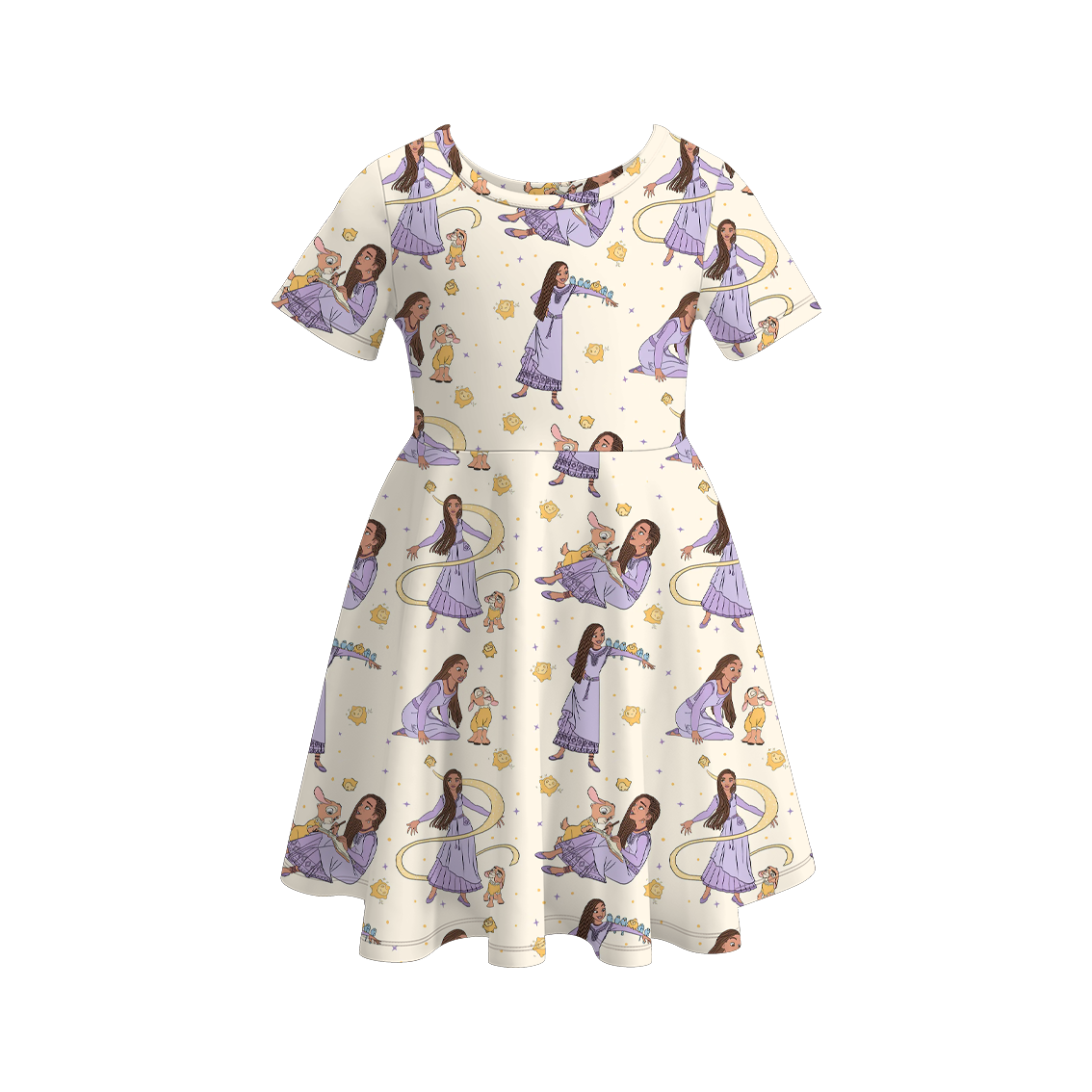 (Pre Order)Exclusived Girls Summer "Wish" Character Twirl Dress