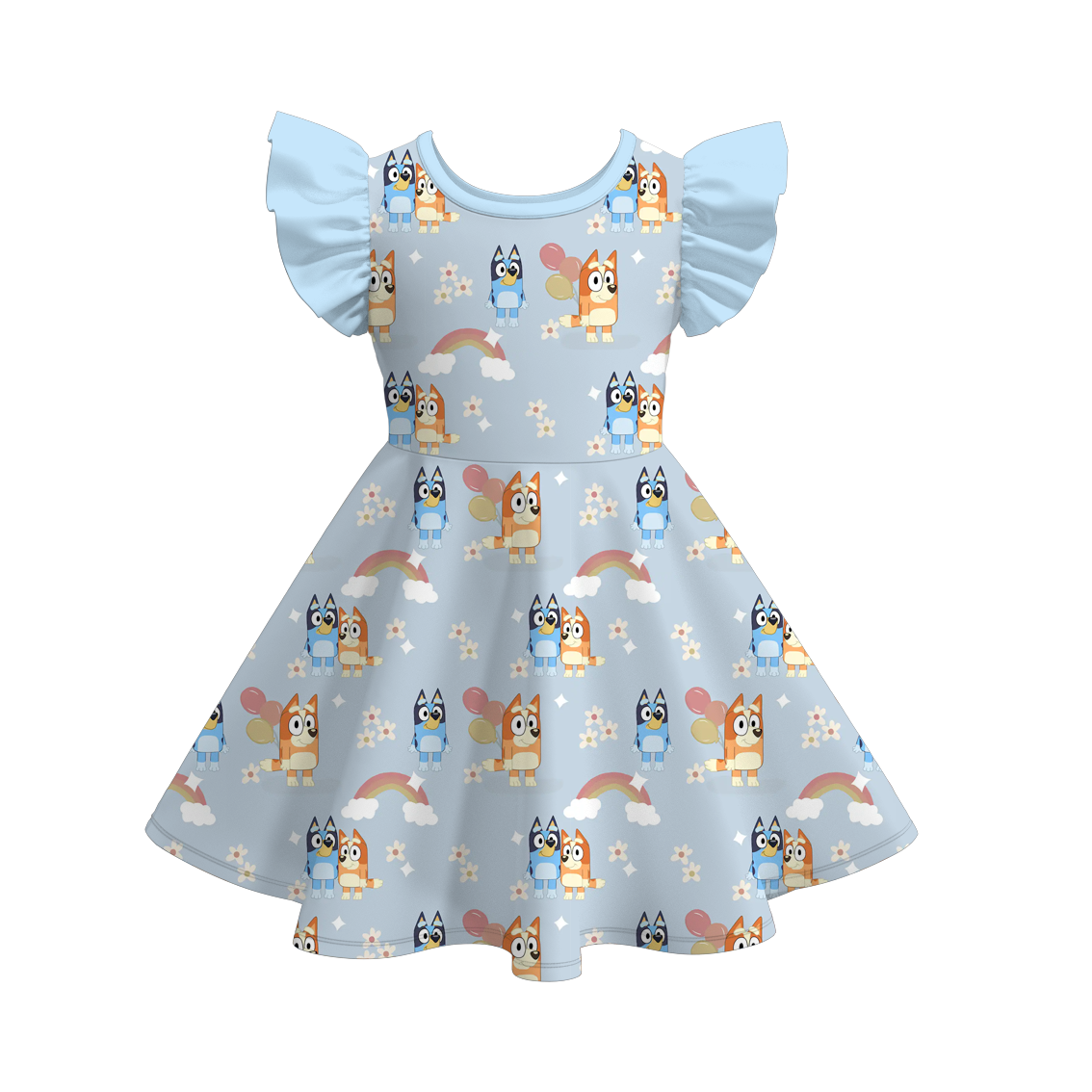 （Pre Order）Cartoon Character Ruffles Dress