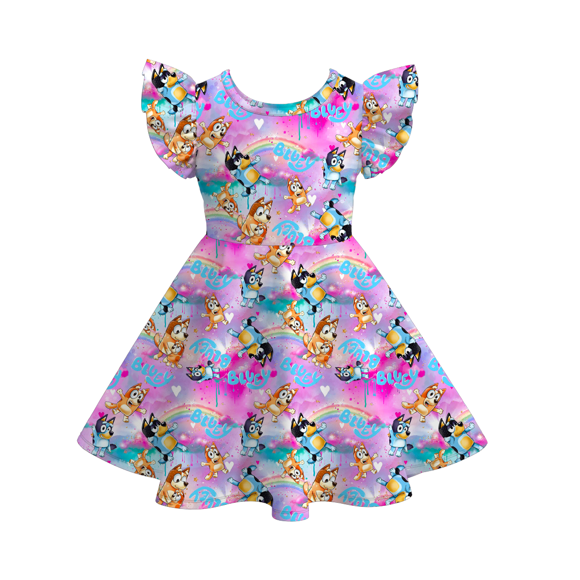 （Pre Order）Cartoon Character Ruffles Dress