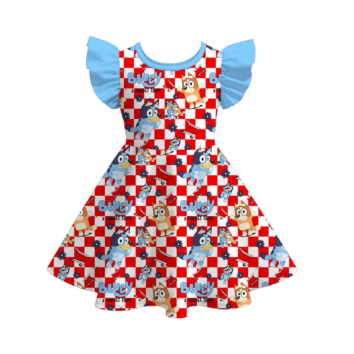 （Pre Order）Cartoon Character Ruffles Dress