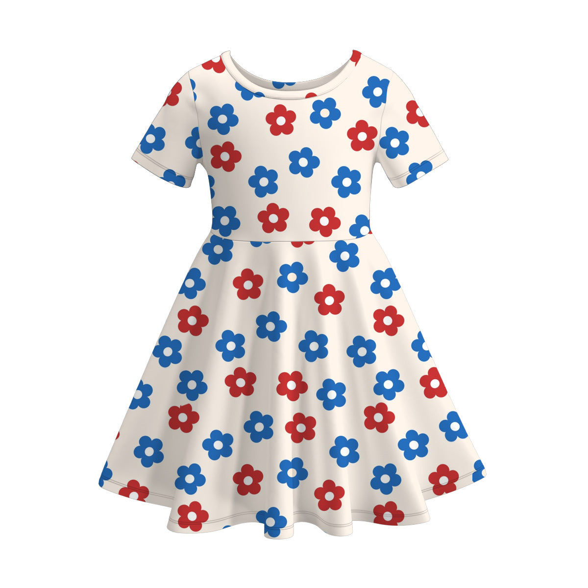 （Pre Order）Patriotic Print Twirl Dress