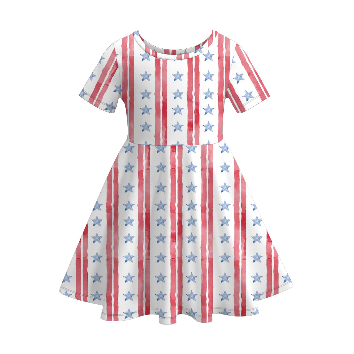 （Pre Order）Patriotic Print Twirl Dress