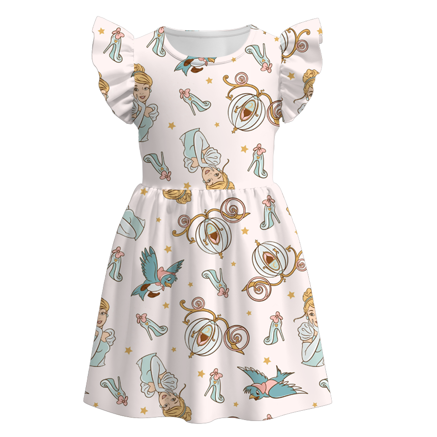 （Pre Order）Girls Summer Princess Print Dress