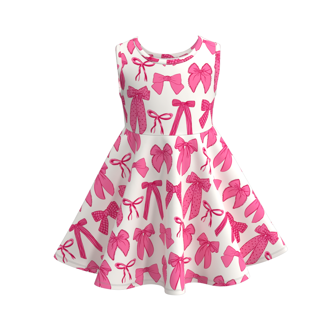 （Pre Order）Girls Summer Ice Cream Print Twirl Dress