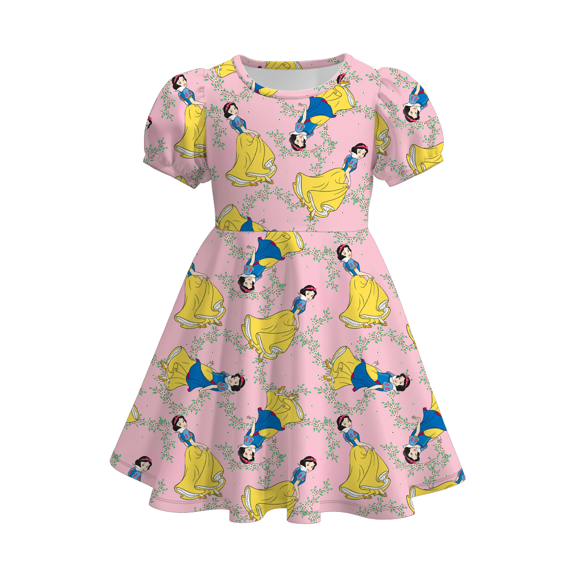 （Pre Order）Girls Summer Snow White Print Dress