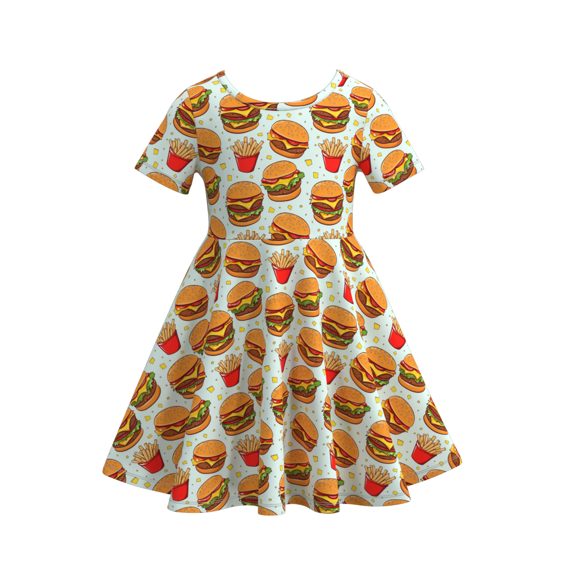 （Pre Order）Girls Summer Chick-fil-A Print Twirl Dress