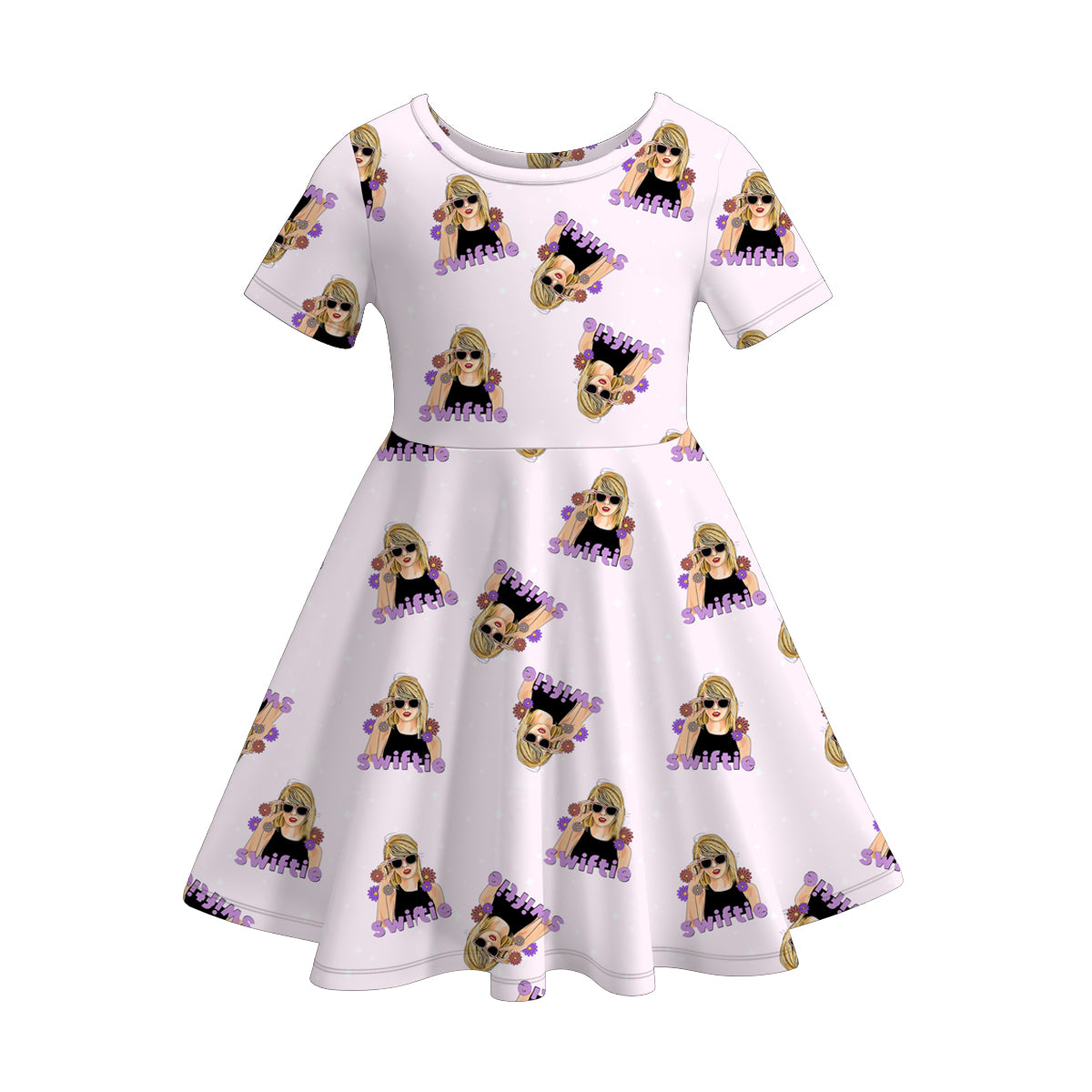 （Pre Order）Girls Summer TS Print Twirl Dress