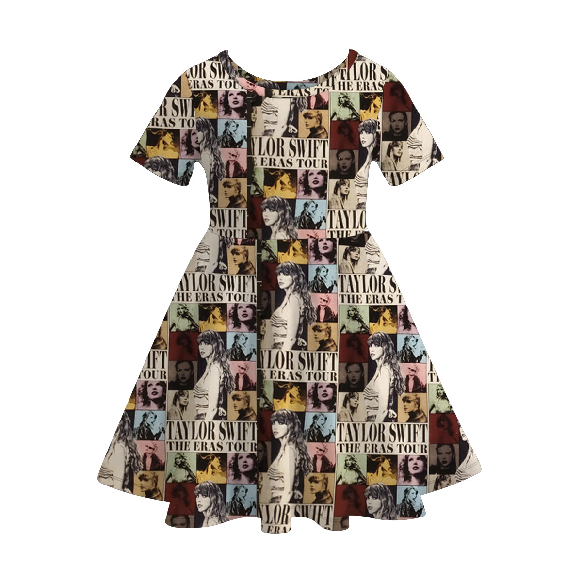 （Pre Order）Girls Summer TS Print Twirl Dress