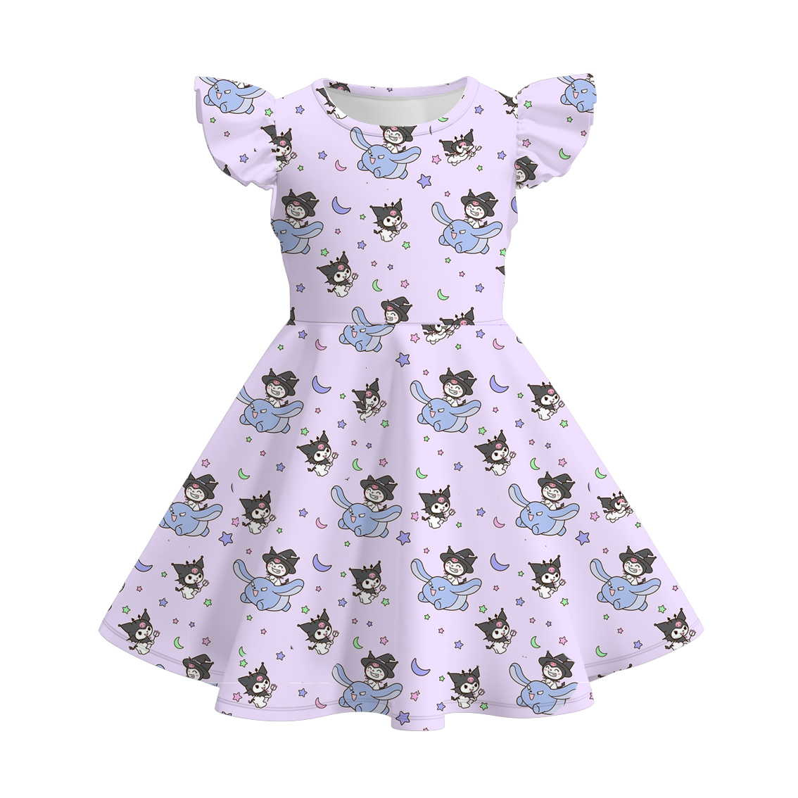 （Pre Order）Girls Summer Sanrio Print Twirl Dress