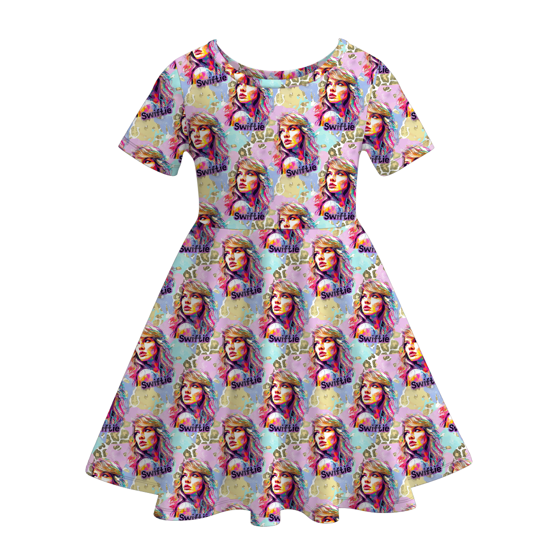 （Pre Order）Girls Summer TS Print Twirl Dress