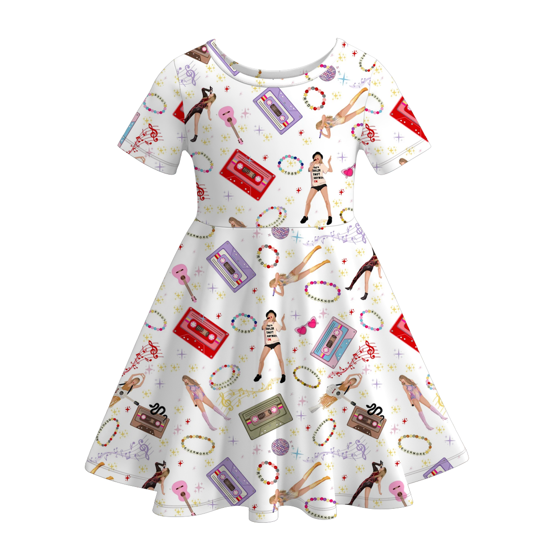 （Pre Order）Girls Summer TS Print Twirl Dress