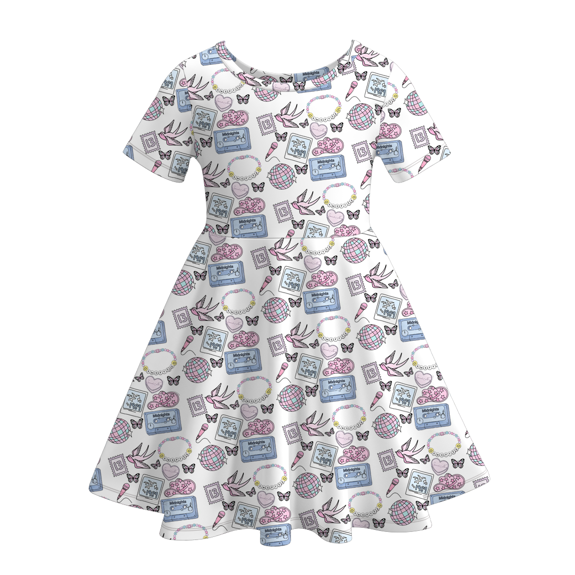 （Pre Order）Girls Summer TS Print Twirl Dress