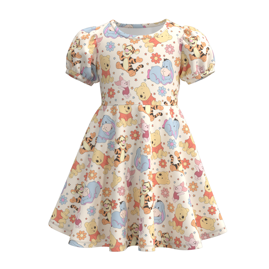 （Pre Orders）Girls Cartoon Print Dress