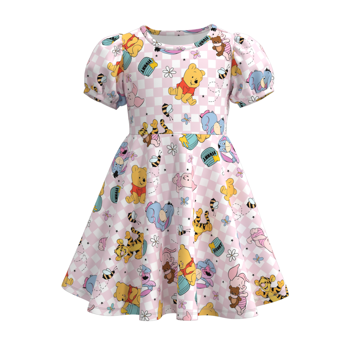 （Pre Orders）Girls Cartoon Print Dress