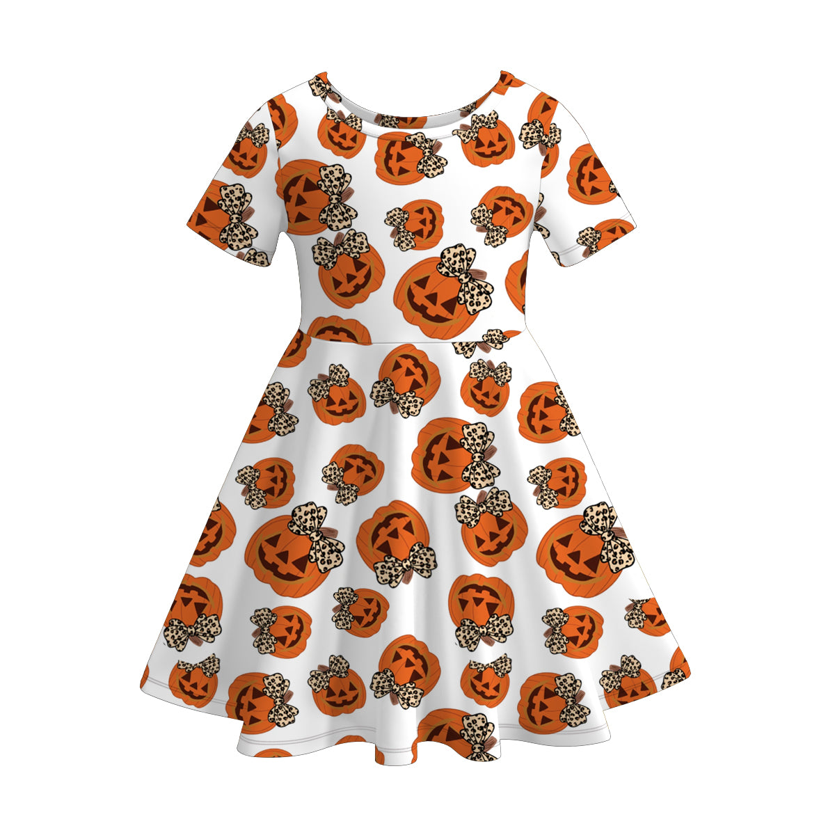 （Pre Order）Girls Halloween Print Dress