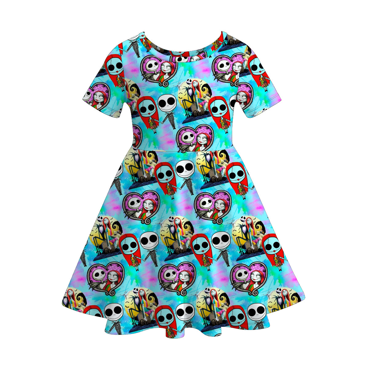 （Pre Order）Girls Halloween Print Dress