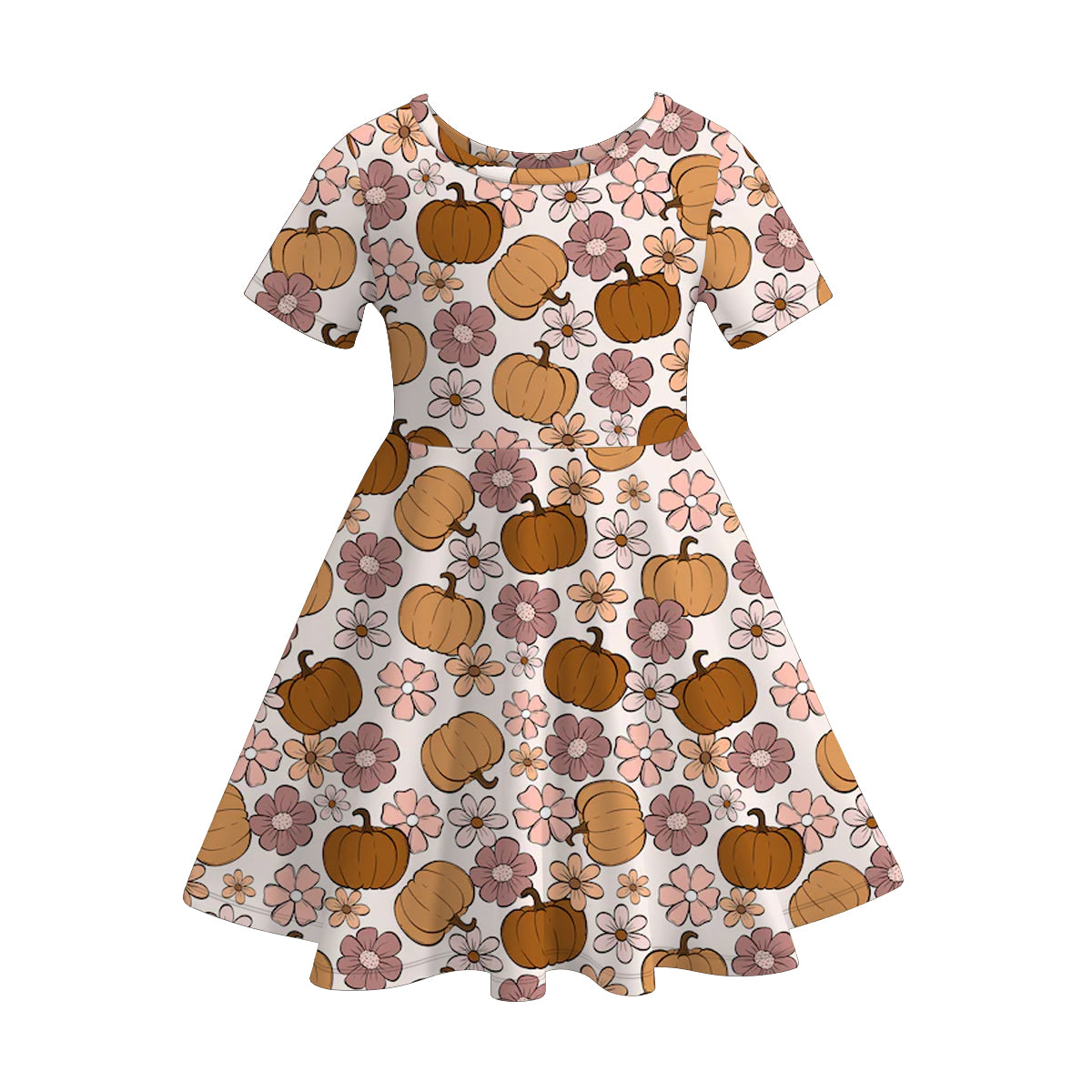 （Pre Order）Girls Halloween Print Dress