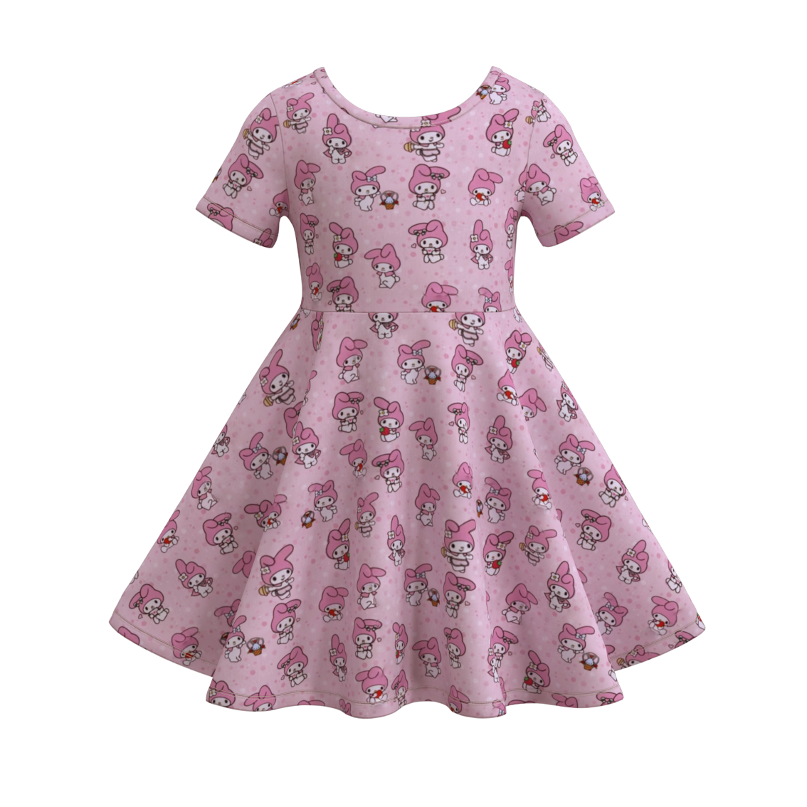 （Pre Order）Girls Cartoon Print Dress