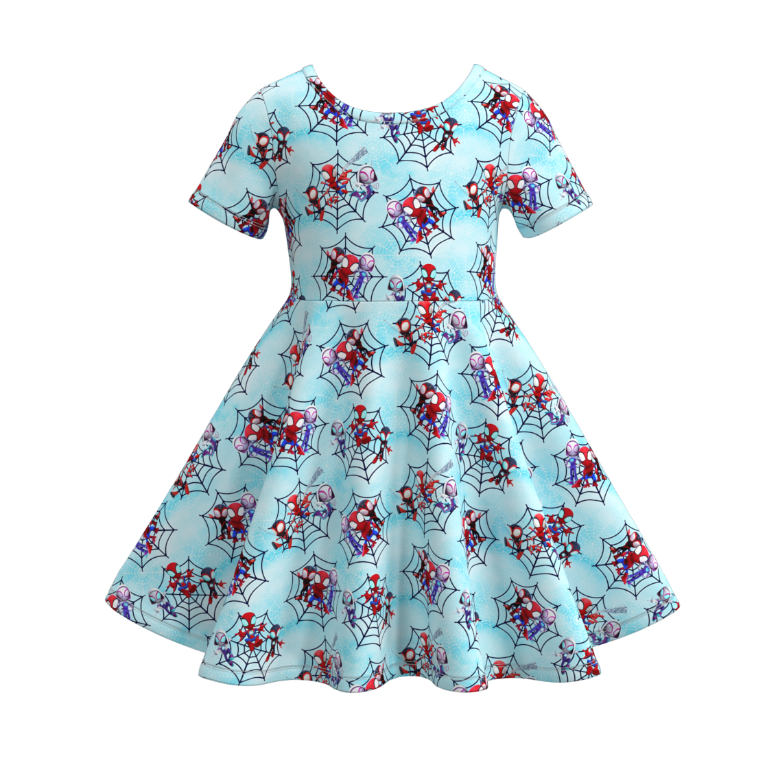 （Pre Order）Girls Cartoon Print Dress