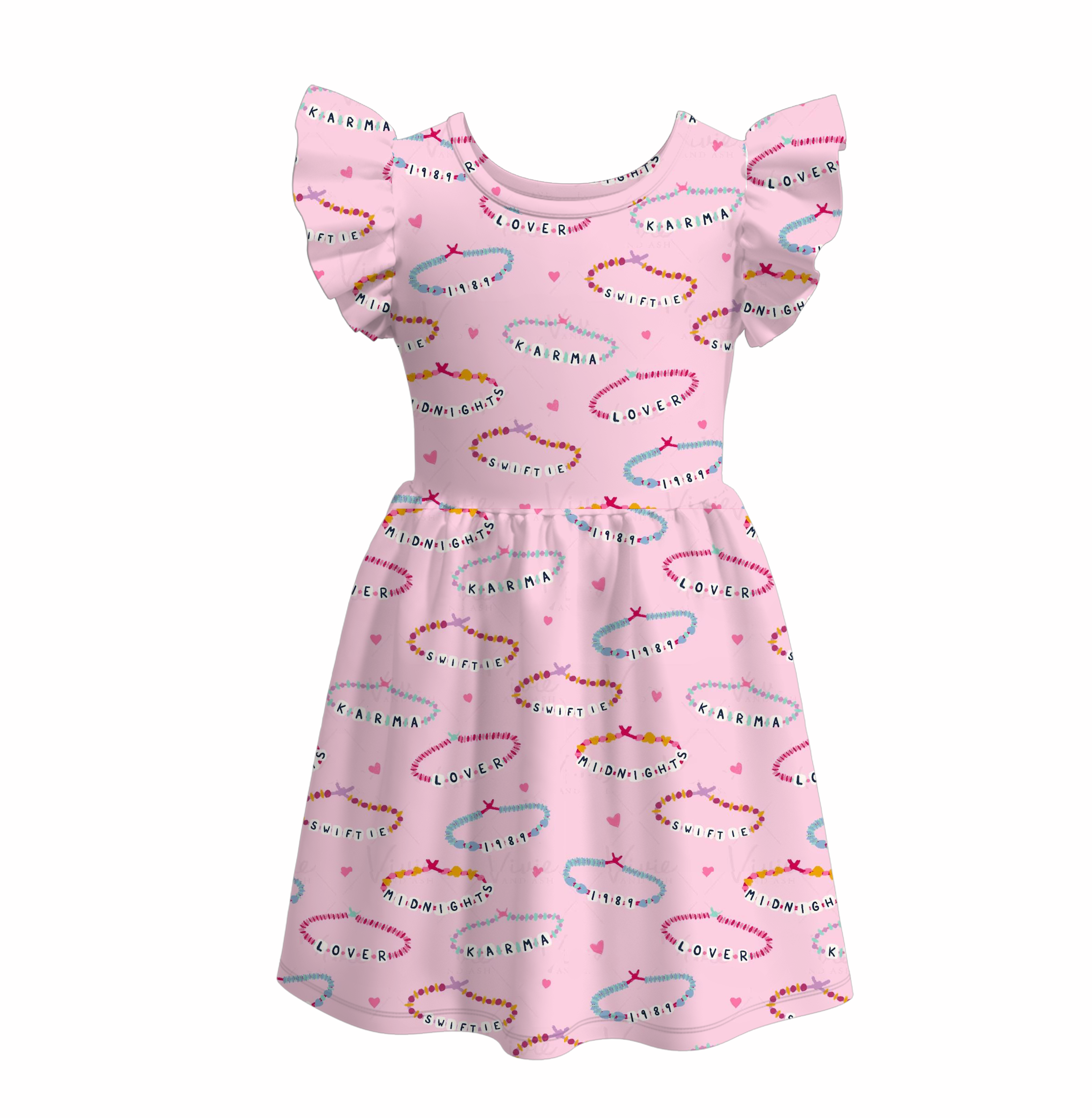 （Pre Order）Girls Halloween Cartoon Print Dress