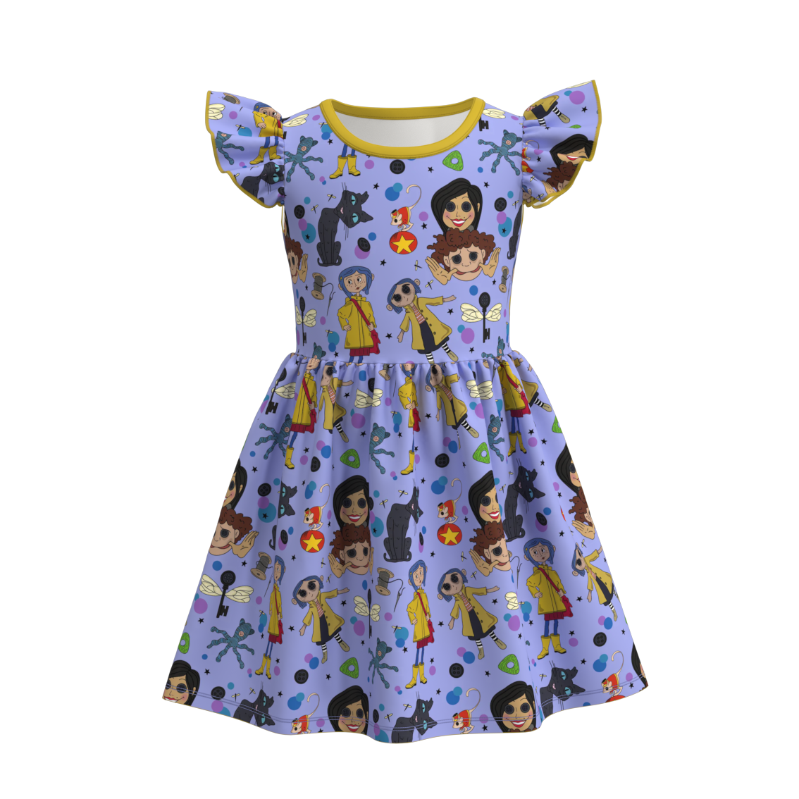 （Pre Order）Girls Halloween Print Dress